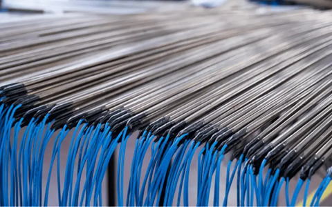 Monotube heating elements