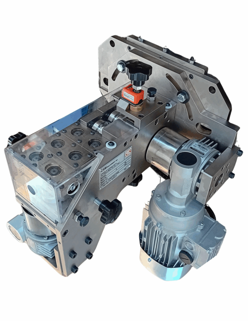 Element straightening group for heating elements