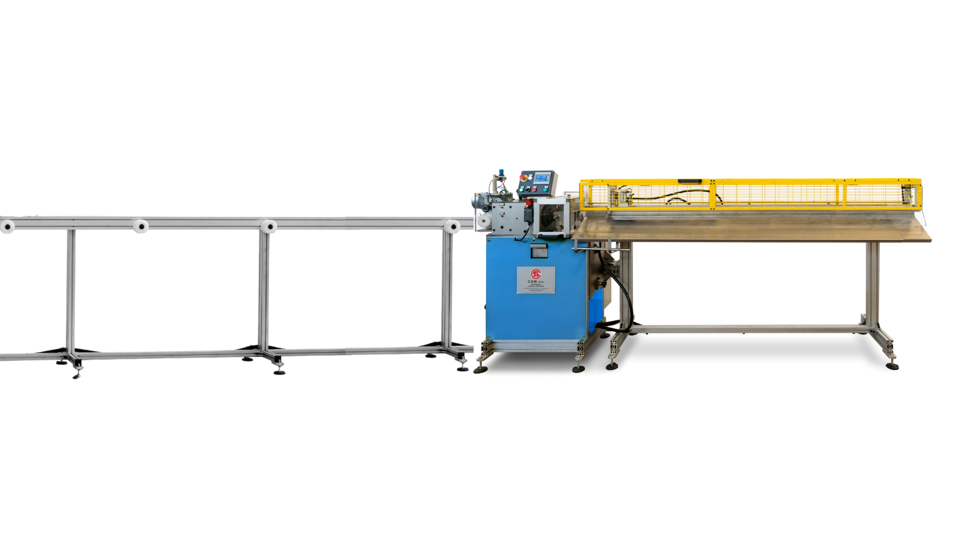 tube cutting machine with semi-automatic feed